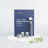 Nouveau design élégant : Kit de système de rouleau cutané micro-soluble à 9500 micro-points avec ampoules de sérum pour le visage