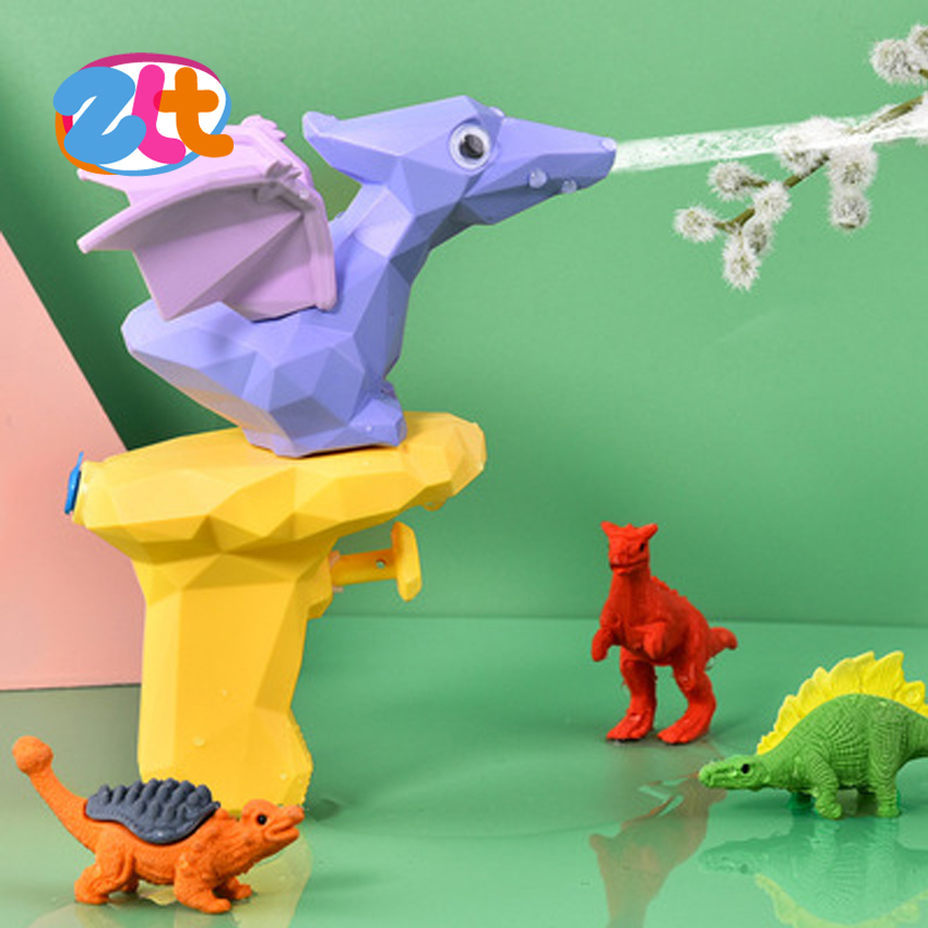 Новинка, летнее уличное мультяшное водяное ружье динозавра, игрушки для детей
