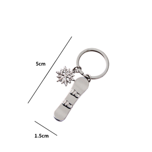 Vente chaude <span class=keywords><strong>Ski</strong></span> Board Porte-clés Anneaux pour Argent Plaqué Métal Artisanat <span class=keywords><strong>Ski</strong></span> Porte-clés À La Main Qualité <span class=keywords><strong>Ski</strong></span> Porte-clés - Product Image 4