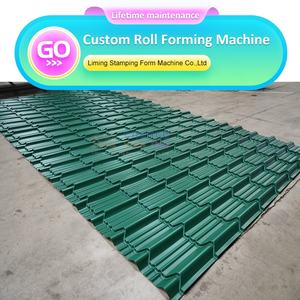 Liming hochwertige Blechwand-Glasierte Fliesenherstellungsmaschine Dachplatte gebrauchte Rolleformer - Product Image 2