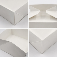 Logo personnalisé de bonne qualité Boîte cadeau pliable blanche Boîte d'emballage en papier imprimé Boîte d'emballage cadeau