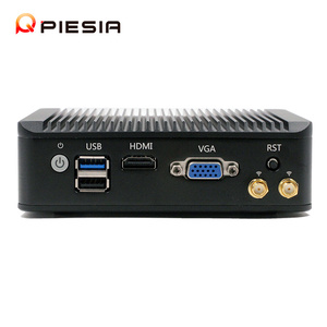 Piesia <span class=keywords><strong>Celeron</strong></span> j4125 J1900 <span class=keywords><strong>atom</strong></span> e3845 Nano Mini PC 8GB Quad Core 4 LAN 1 * HD VGA x86 Router pfsense Barebone Thin Client Mini PC - Product Image 3