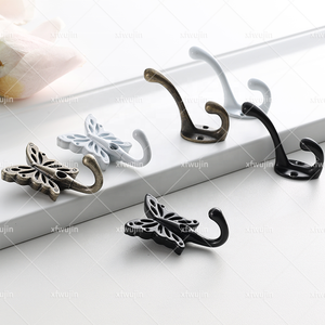 Sáng Tạo Thân Thiện Với Môi Linh Hoạt Rắn Kẽm Hợp Kim Bướm Móc Áo Dày Kim Loại Trang Trí Nội Thất Tường Treo Móc Cho Áo - Product Image 1