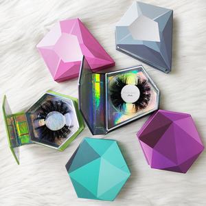 Cils russes en bande D de marque privée, en vrac, 5D, faux cils super faits à la main, en cheveux synthétiques, épaisseur 0,07 mm, longueurs mixtes, transparents/blancs - Product Image 6