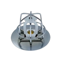 Protection en acier chromé pour sprinklers d'incendie, accessoires de protection incendie