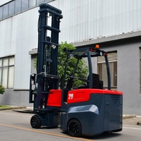 Chariot élévateur à fourche VNA SAFER de 2 tonnes, 2,5 tonnes, pour allées étroites, capacité de levage de 12 m, pour entrepôt