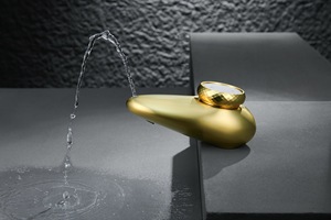 Grifo de Lavabo de Lujo de Latón con Válvula Cerámica, Monomando, Montaje en Cubierta, Mezclador de Agua Fría y Caliente para Hotel - Product Image 5