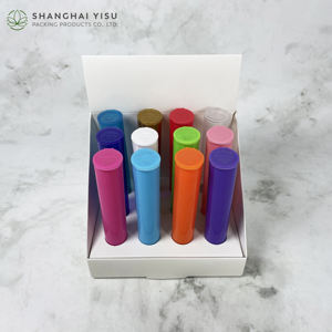 Puro ambalaj Pop Top flakon için saydam tüp saydam plastik sıkılabilir tüp - Product Image 1