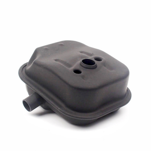 Silencieux de remplacement noir et argenté pour débroussailleuse thermique 4 temps 139, pièce de réduction du bruit - Product Image 3