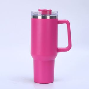 40oz H1.0 Handle <b>Travel</b> Car Tumbler Stainless Vacuum <b>Mug</b> Lid Straw Non-Slip ODM Custom Design - Product Image 5