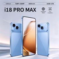 1 18 Pro Max 200MP Triple Caméra 48MP Caméra Frontale 1TB Stockage Android 15 CDMA LTE Anglais Français Espagnol OLED 120Hz 5G Sans Fil