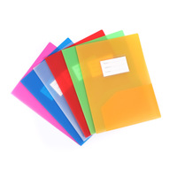 Produits de classement de bureau : Dossier en plastique épaissi avec deux poches et porte-cartes de visite pour le stockage de documents importants de projets