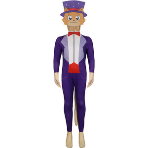 Disfraz de Cosplay de Elliot de Giggleland, Traje Completo para Adultos Unisex, Incluye Cola de Gato y Sombrero Morado - Product Image 5