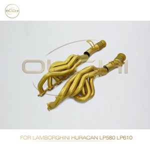 Colector de escape de cerámica ignífuga de <span class=keywords><strong>acero</strong></span> <span class=keywords><strong>inoxidable</strong></span> ING para Lamborghini Huracán LP580-LP610, de alto rendimiento, de montaje directo, venta al por mayor - Product Image 3