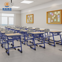 Mobilier scolaire pour étudiant Sesk et ensemble de chaises pour le lycée