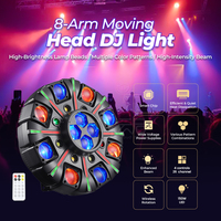 Envío Rápido, Luz Estroboscópica RGBW de 180W con Efecto de Haz Rojo y Verde, Controlada por Sonido, IP65, para DJ, Discoteca y Escenarios