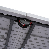 Panneau DHPE de haut niveau 4.0cm cadre en acier coréen pliant et Table pliante Table à coudre et Table pliante de cafétéria