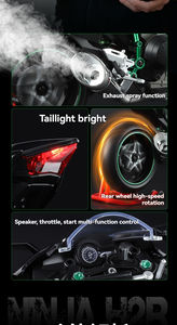 <span class=keywords><strong>รถ</strong></span>มอเตอร์ไซค์ Kawasaki Ninja H2R <span class=keywords><strong>รุ่น</strong></span> LXL สไตล์ใหม่สุดฮิต ขนาด 1:9 ผลิต<span class=keywords><strong>จา</strong></span>กโลหะ พร้อมกุญแจเปิดได้ ฉีดน้ำได้ ของเล่นไฟฟ้าสุดสนุก ของเล่นโลหะไฮเทคสุดล้ำ - Product Image 2