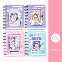 Petite taille Festival cadeau mignon Mini Portable Journal cahier vierge planificateur en vrac cahier à spirale papier couverture 80 feuilles