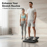 Planche inclinée réglable en acier pour le yoga, la musculation, la salle de sport à domicile, outil antidérapant pour l'étirement et le relâchement des fascias pour les jambes, les mollets et les chevilles