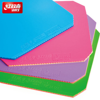 Vente chaude, caoutchouc de raquette de tennis de table DHS H9 original coloré, avec picots, en sachet