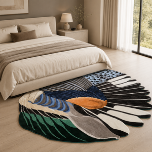 Alfombra de Lana de Nueva Zelanda Hecha a Mano, con Diseño Moderno y Personalizado, de Forma Irregular, de Alta Calidad, de la Fábrica Manna Carpets - Product Image 2