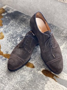 <span class=keywords><strong>Chaussures</strong></span> pour hommes Derby New Gulen, petites, marron, en <span class=keywords><strong>cuir</strong></span> anti-velours, style business décontracté, semelle en <span class=keywords><strong>cuir</strong></span> cousue à la main Goodyear, respirantes - Product Image 4