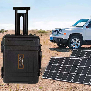 เครื่องกำเนิดไฟฟ้าแบบพกพา แบตเตอรี่ลิเธียม 3000W ชาร์จไฟได้ ใช้พลังงานแสงอาทิตย์ พร้อมคลื่นไซน์บริสุทธิ์ สำหรับใช้ในบ้าน นอกบ้าน และในรถยนต์ - Product Image 1