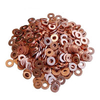 100 unidades de juntas de cobre, arandelas y juntas tóricas de 7x15mm y 7x13mm para inyectores Common Rail diésel y reparación de émbolos de bomba de combustible