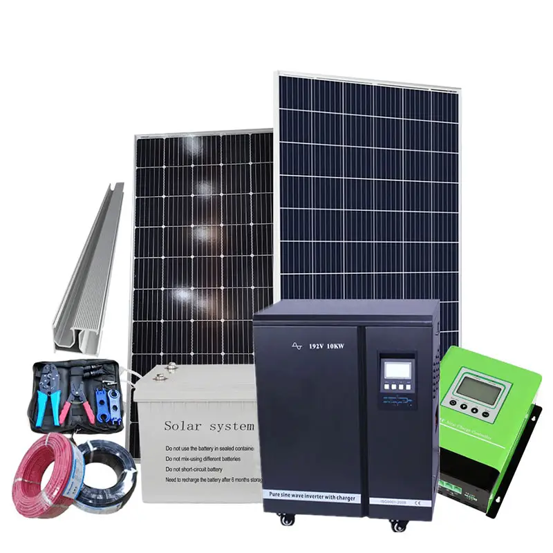 家庭用グリッド太陽エネルギーシステムPV発電機のスーパーソーラー10Kw