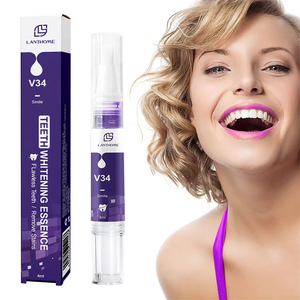 Private Label Remove Plaque Instant White Teeth Portable Purple Teeth Whitening Gel Pen - Product Image 2