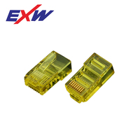 Connecteur Rj45 blindé cat5e/cat6/cat6a, blindé, modulaire