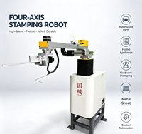 Bras robotique collaboratif haute performance pour le manipulage d'emboutissage et l'alimentation en feuilles, service OEM
