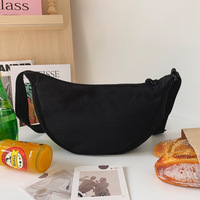 Sac bandoulière mini tendance pour femme, style japonais vintage U-Home, été 2023, léger, en nylon, fermeture éclair, polyester