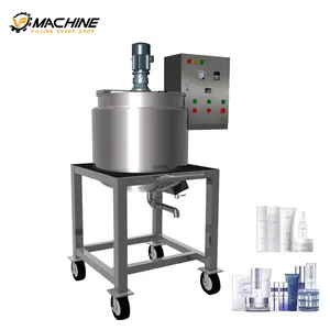 50l 300l Industrial Shampoo Detergent Liquid Soap Gel Making Machine Stainless Steel Mixing Tank Homogenizer Mixer