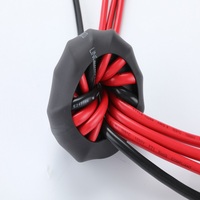Faisceau de câblage à noyau de ferrite rouge et noir pour onduleur et équipement électronique