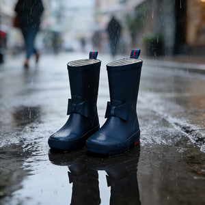 Hot <strong>Sale</strong> Children Waterproof Natural Rubber Rain <strong>Boots</strong> Anti-Slip Wholesale Custom Color Gumboot Lightweight <strong>Wellington</strong> <strong>Boots</strong> - Product Image 1