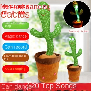 Amy Thỏ Nhảy Múa Xương Rồng Cát Điêu Khắc Điện Đồ Chơi Sang Trọng-Lắc & Twist Để Tìm Hiểu Để Nói Hát & Tỏa Sáng 20Cm Đảng Ủng - Product Image 2