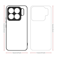 Para XIAOMI 15s Pro 2D Sublimation TPU Phone Case, Custom Phone Case para transferencia de calor, DIY Phone Sublimation Blank Cover