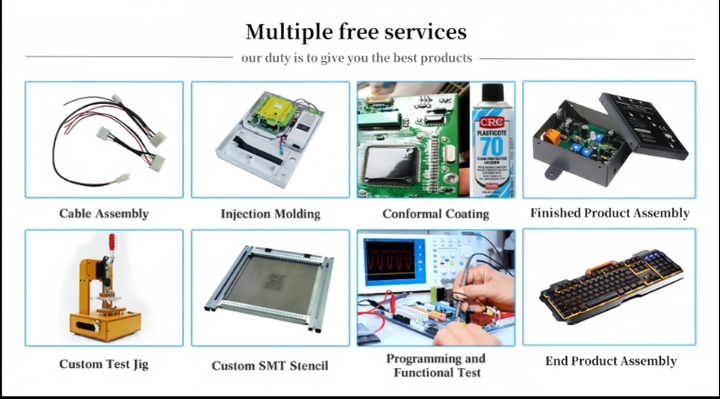 Professional IC Crack and PCB Reverse Engineering Service Multilayer Electronic Board Manufacturer for PCBA Assembly