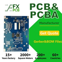 Passerelle IoT PCBA 4 couches avec connexion sans fil GPS GNSS, routeur 4G LTE, modem Cat-M1 pour véhicule connecté, module LoRaWAN, ville intelligente