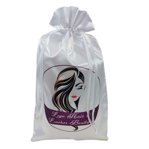 Meilleure Pochette d'Emballage de Luxe en Satin pour Bijoux, Sac à Cordon pour Perruques, Sac Cadeau pour Bijoux avec Logo Personnalisé, Pochette à Bijoux - Product Image 1