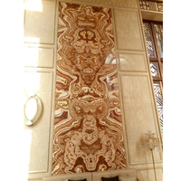 Vente directe d'usine Panneaux minces en marbre de Chine, dalle de marbre rétroéclairée, dalle de marbre onyx, pierre onyx tigre, panneau mural en nid d'abeille en aluminium