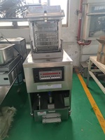Equipo Completo para Restaurante de Comida Rápida, Máquina para Empanizar Pollo, Máquina para Marinar Pollo, Freidora a Presión Tipo KFC Broaster