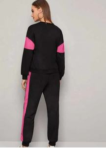 Conjunto de chándal para mujer, chándal personalizado, conjunto de dos piezas, pantalones de chándal - Product Image 3