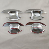 YYCAR 2009-2011 pour Crown, couvre-poignée de porte arrière, plastique ABS argenté, 4 pièces/ensemble, pièces de garniture de voiture