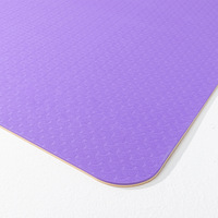 Umweltfreundliche Weiche Wasserdichte TPE Yogamatte 183cm 6mm/8mm/10mm Rechteckig Rutschfest Leicht zu Reinigen Körper-Ausrichtungsmarkierungen Universal