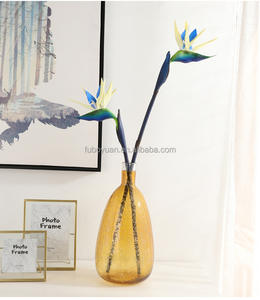 S02667 Restaurant décoration <span class=keywords><strong>fleurs</strong></span> grues réaliste canneberge orchidée grand <span class=keywords><strong>Strelitzia</strong></span> Reginae vraie touche fleur artificielle - Product Image 6