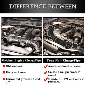 ชุดท่อร่วมไอดี Poy Turbo ขนาด 50 มม. สำหรับ BMW N54 E88 E90 อัพเกรดสมรรถนะ - Product Image 5