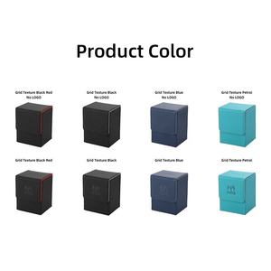   Boîte de rangement pour cartes à collectionner Yugioh Anime TCG Twin Flip, 80+ cartes, en cuir et velours, accessoire de jeu de société, design unique - Product Image 6